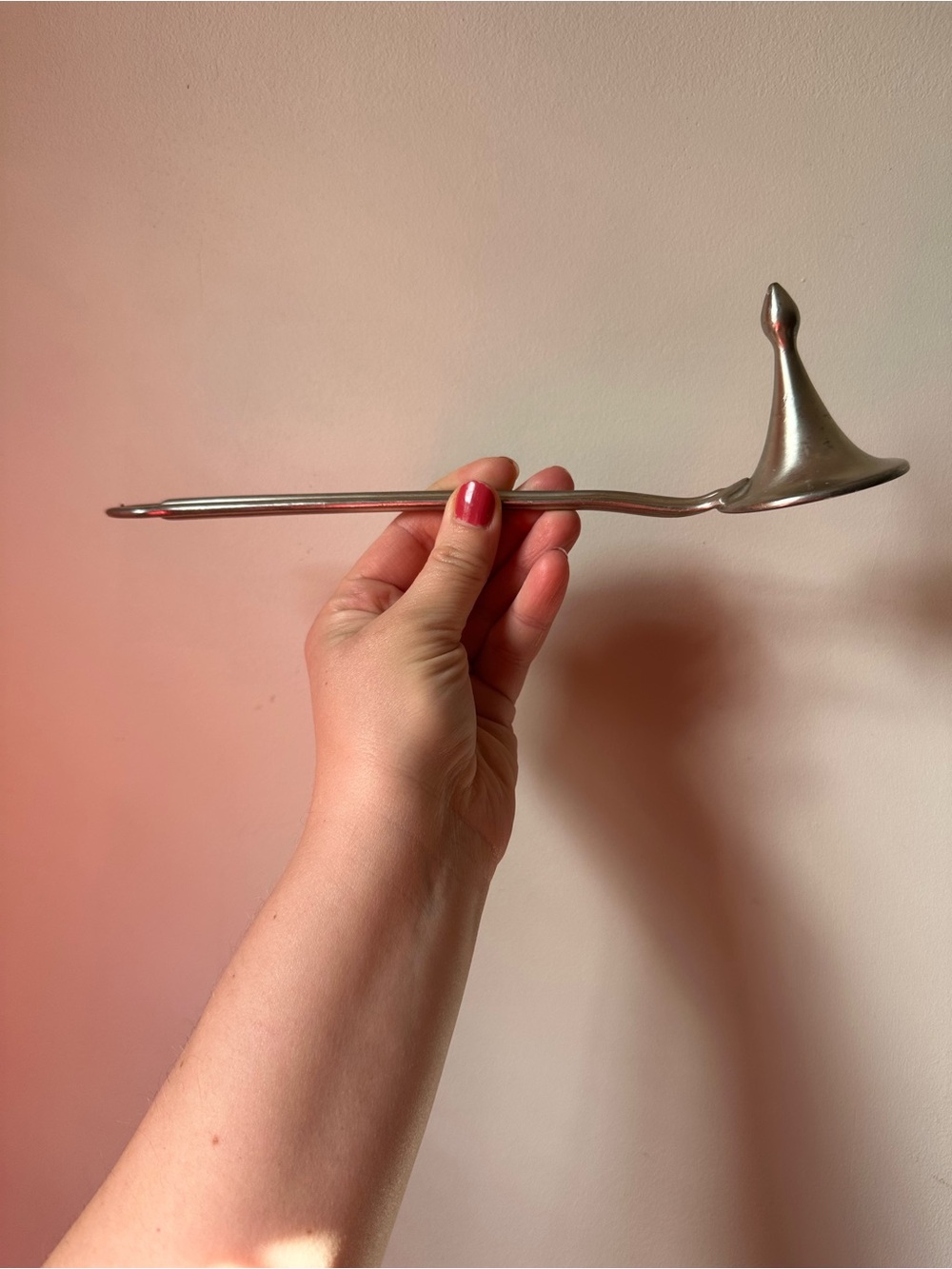 Silver Tone Candle Snuffer Made In Holland